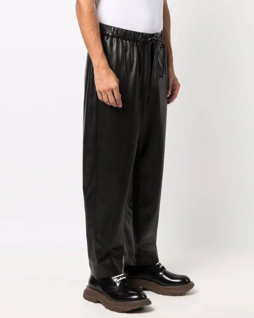 Vegan/Faux Leather Pants For Men - Denimology