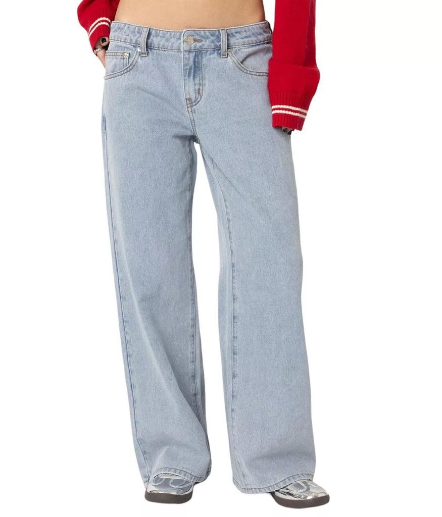 mid-rise jeans