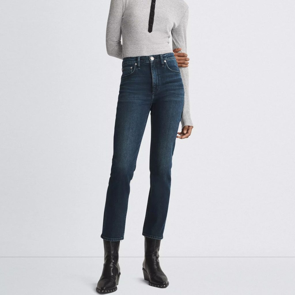 cropped jeans