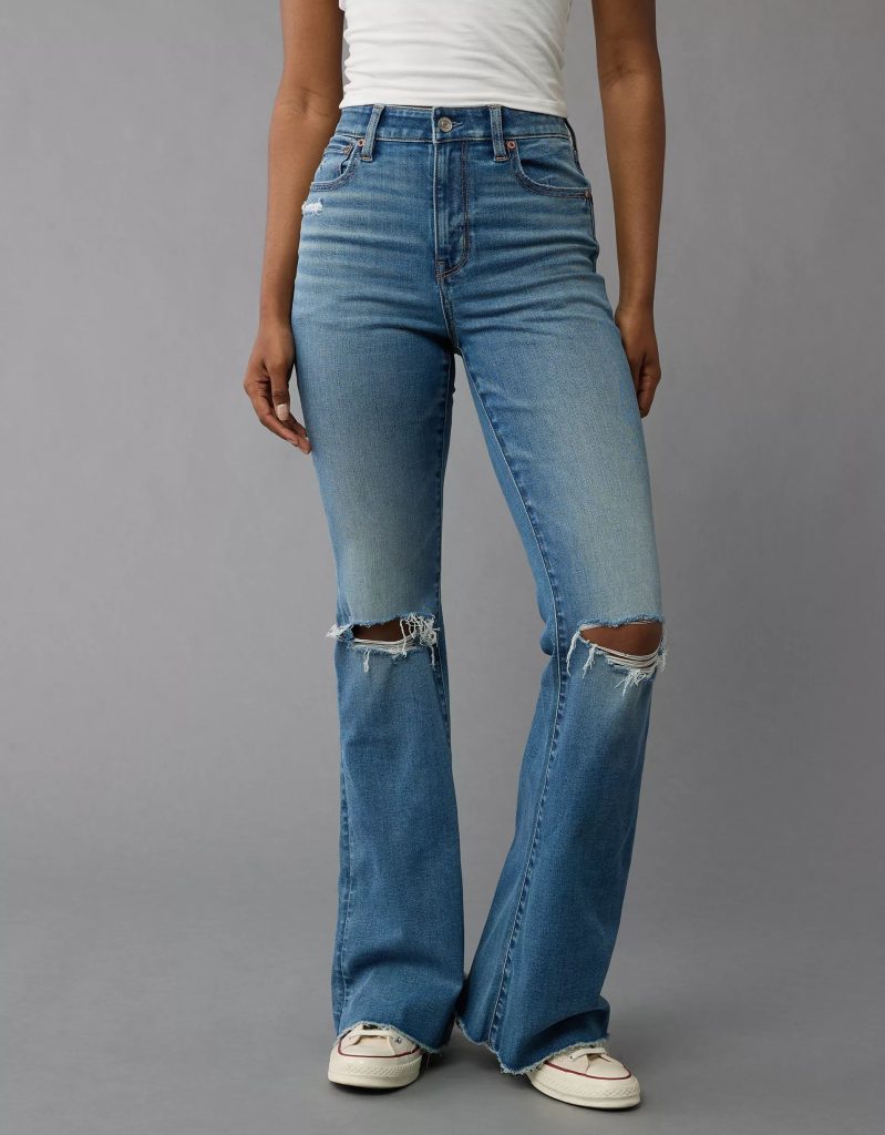 flare jeans
