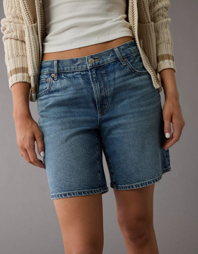 denim shorts