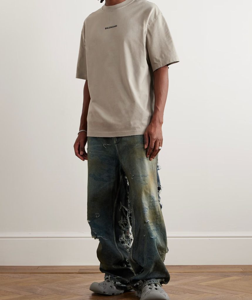 destroyed jeans