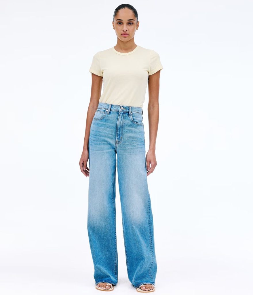 wide-leg jeans