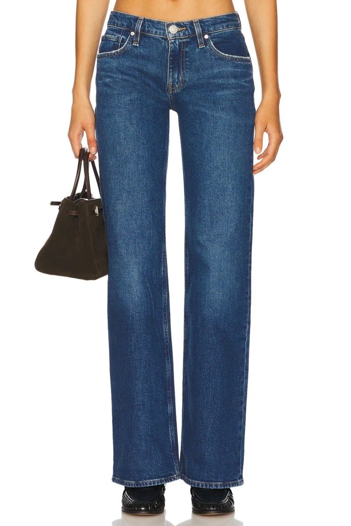 straight-leg jeans