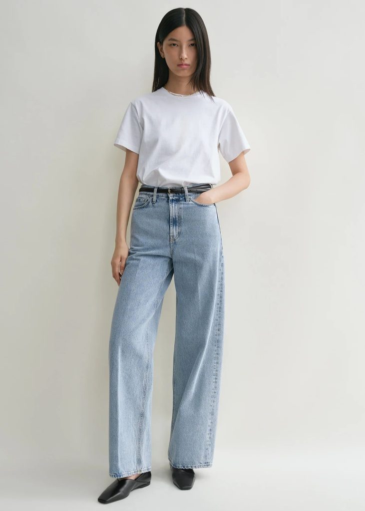 wide-leg jeans