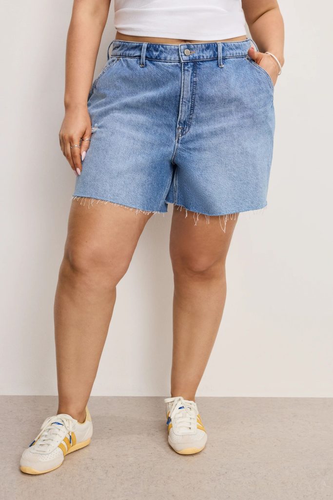 denim bermudas