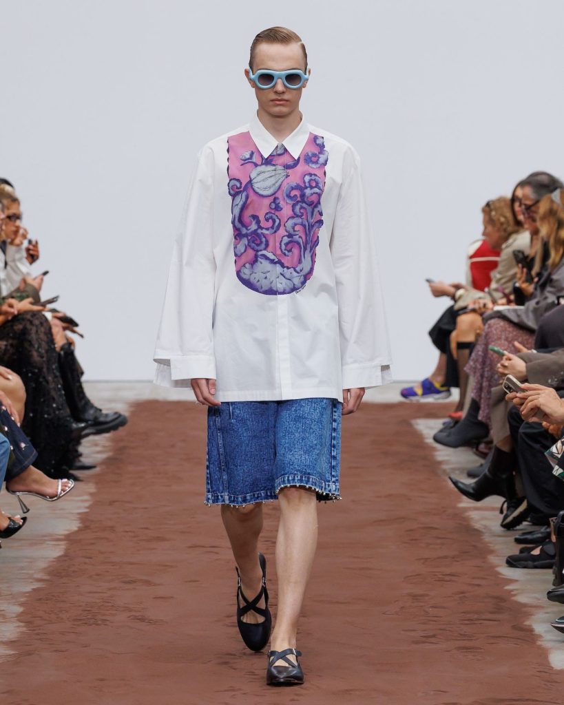 denim bermudas