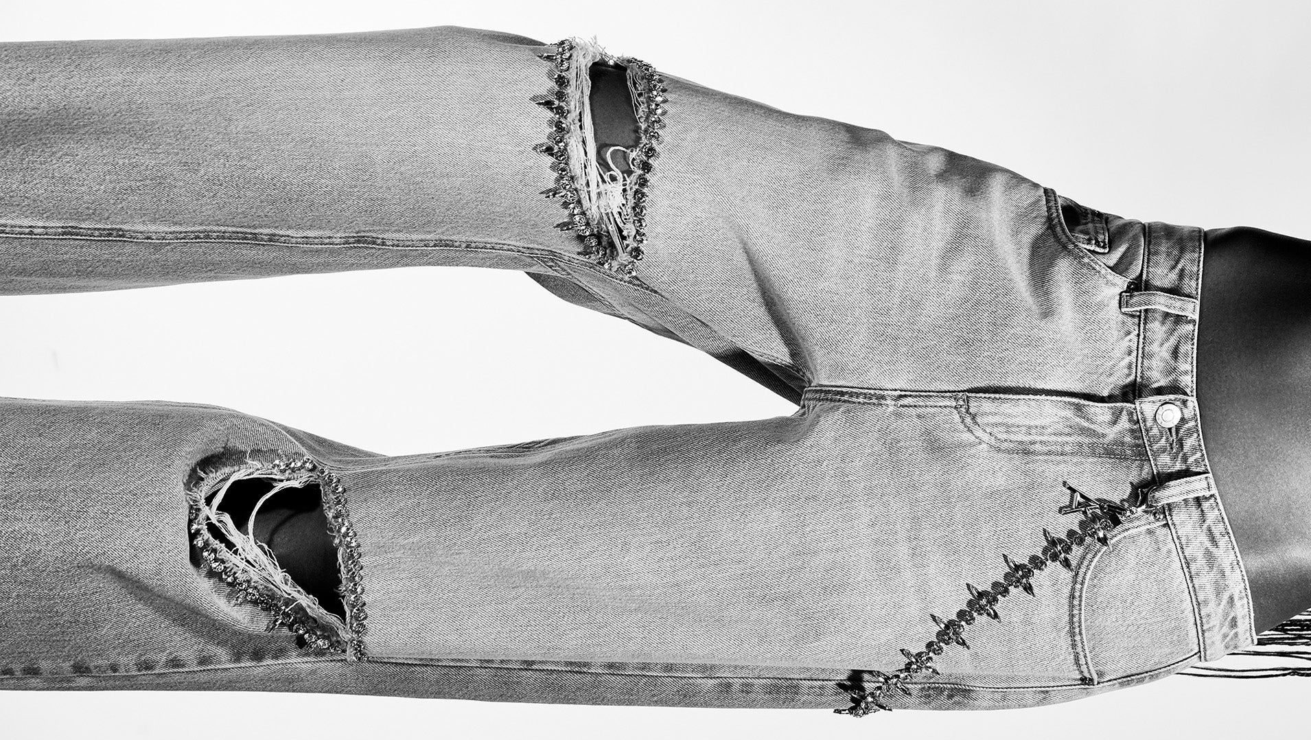 embellished jeans
