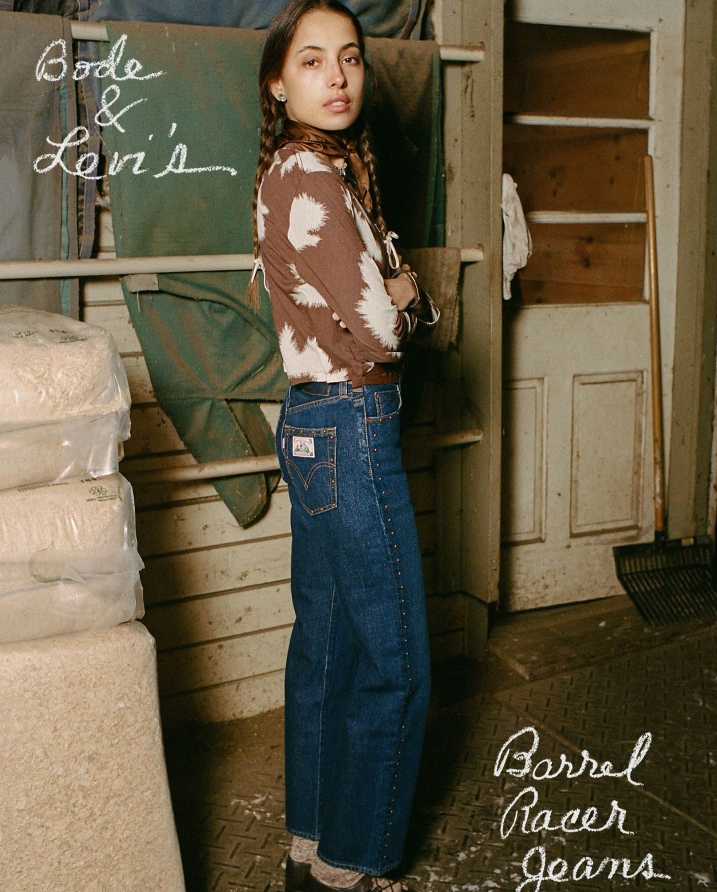 パンツ 25/32 LEVI'S BODE BARREL LACER JEANS Levi's x Bode -The Barrel Racer Jeans - Denimology
