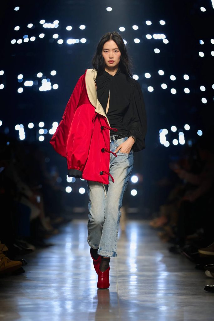 straight jeans