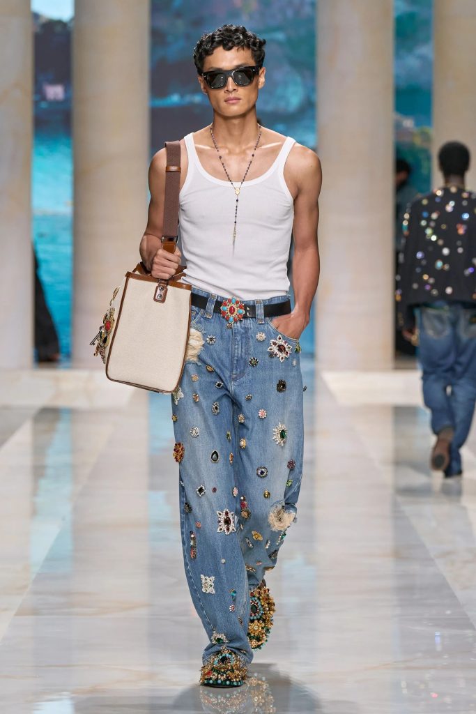 embellished jeans