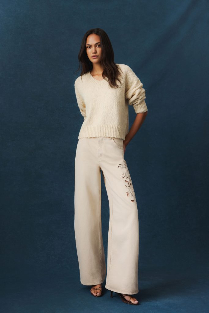 high-rise jeans