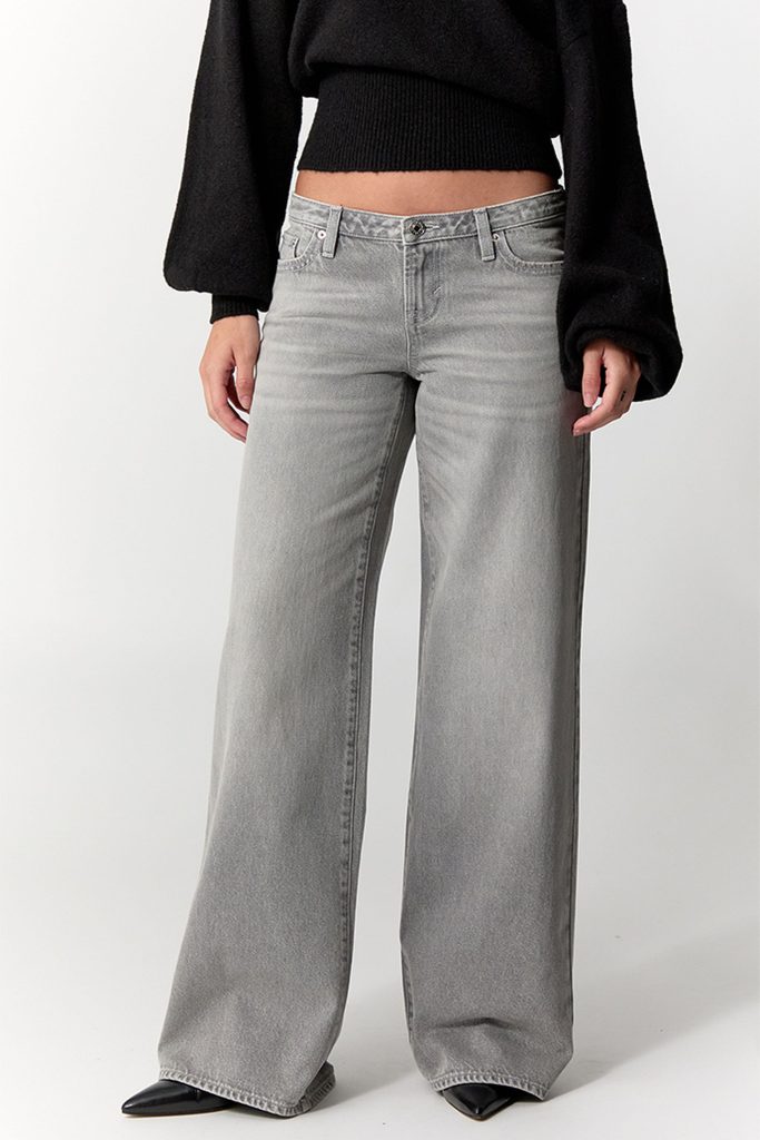 grey jeans